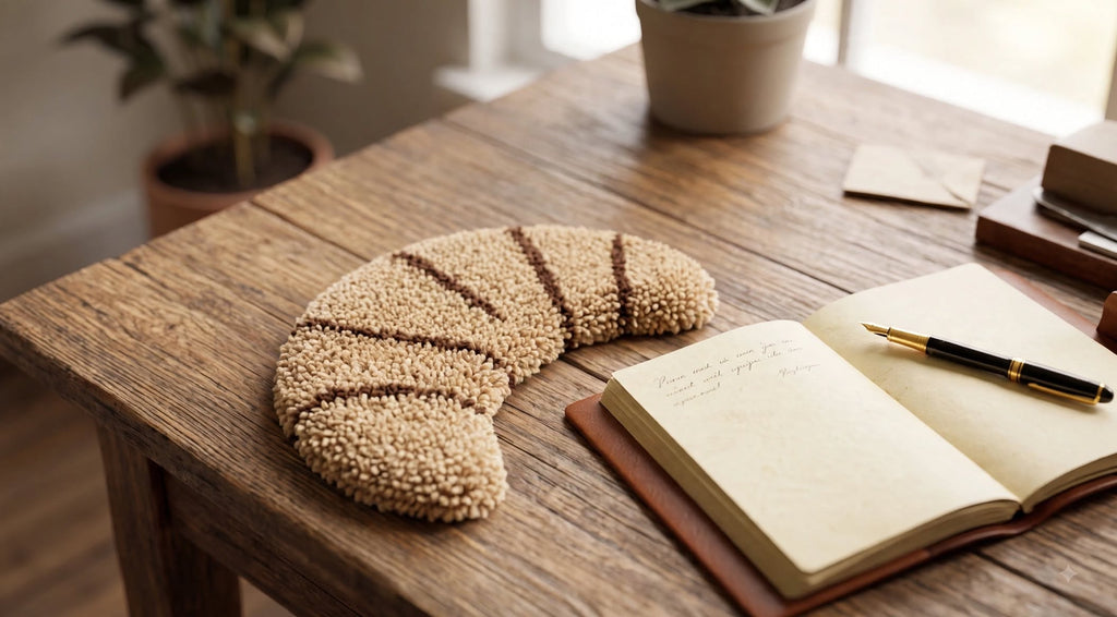 Le Croissant desk rug