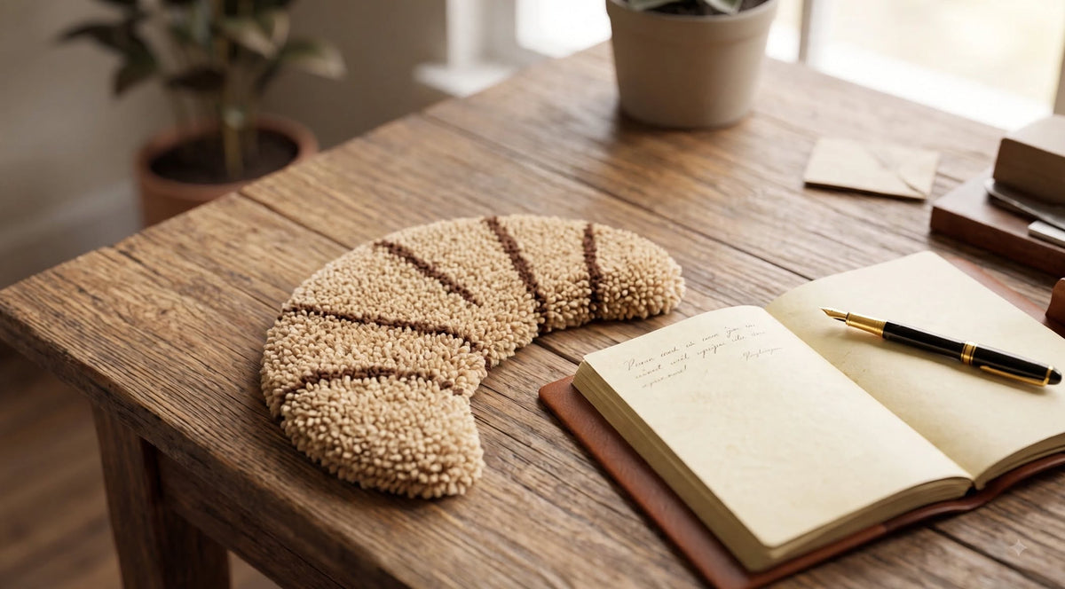 Le Croissant desk rug