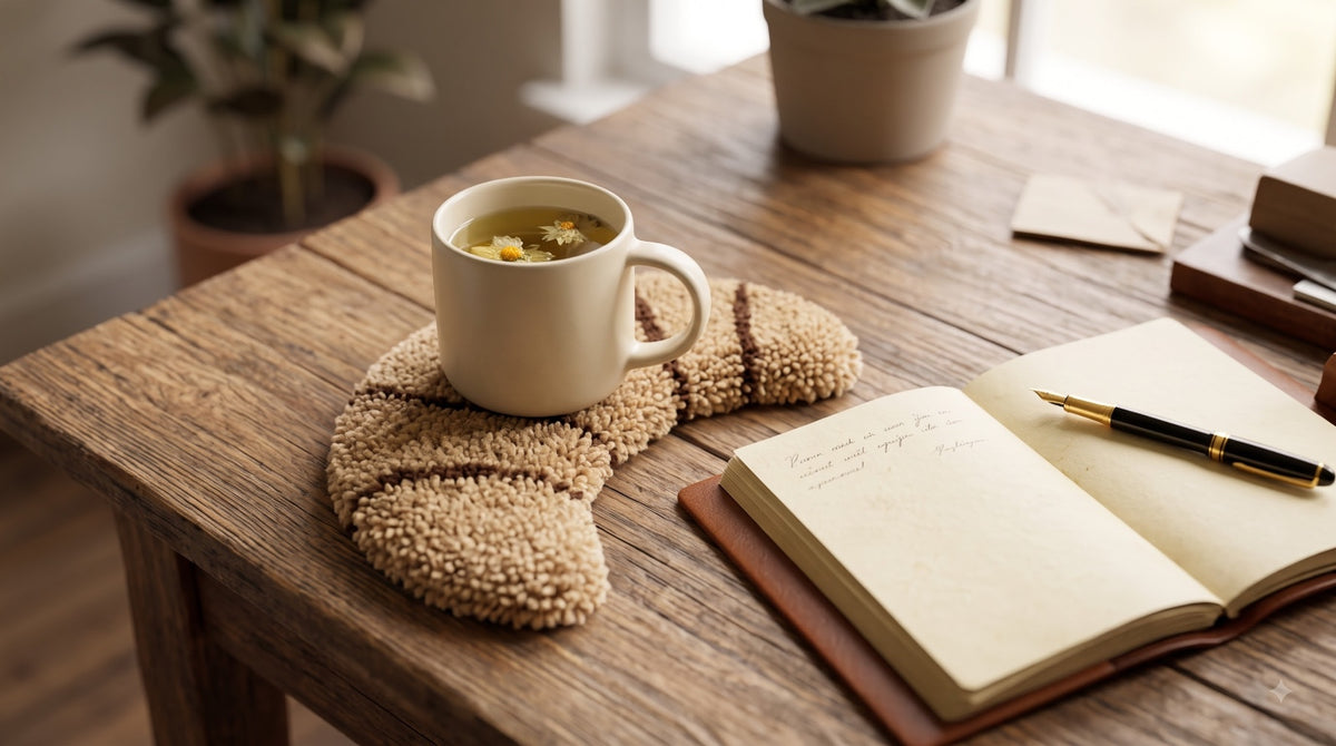 Le Croissant desk rug