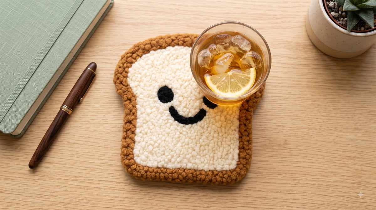 Toasty Smile Desk Rug