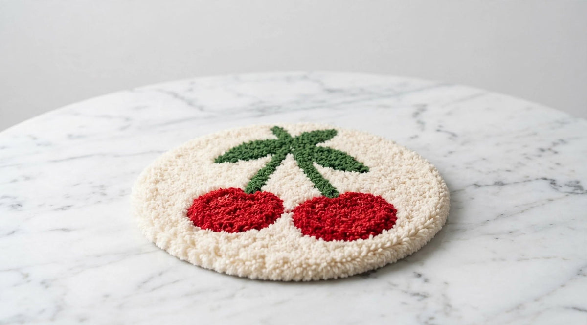 Sweet Cherry Mug Rug