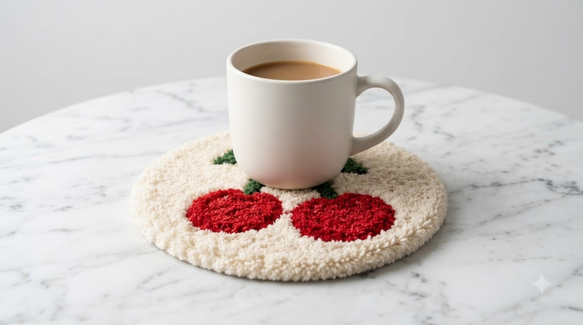 Sweet Cherry Mug Rug