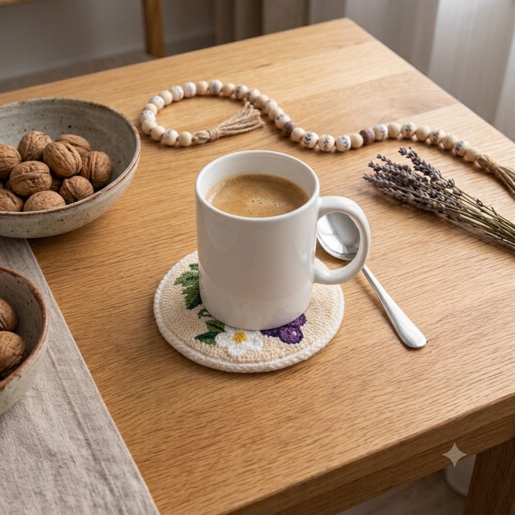 Grape Harvest Punch Mug Rug