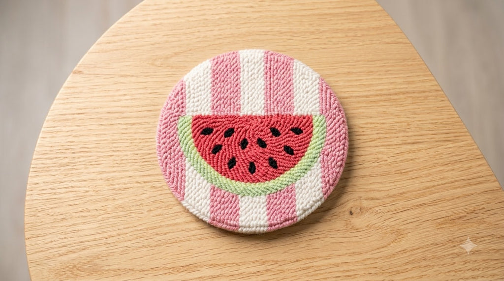 Watermelon Pop Mug Rug