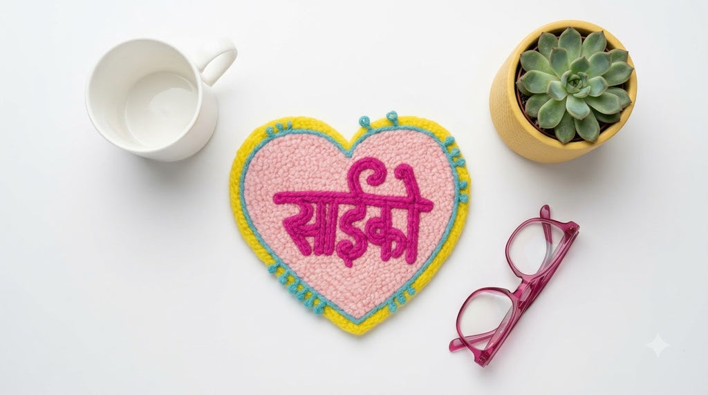 Sai-Ko Heart Mug Rug