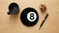 Lucky 8 Ball Mug Rug