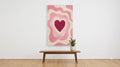 Love Ripple Tufted Wall Rug