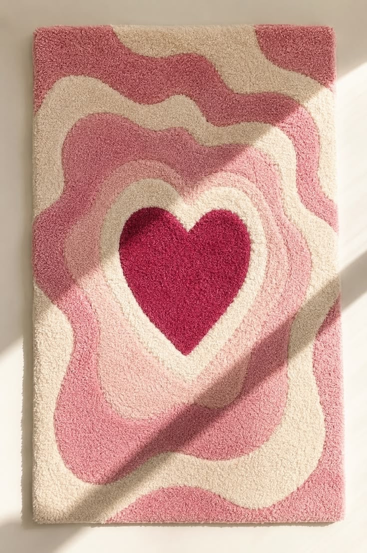 Love Ripple Tufted Wall Rug