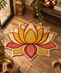 Grand Diwali Lotus Statement Rug