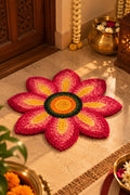 Diwali Flower Bloom Shaped Rug
