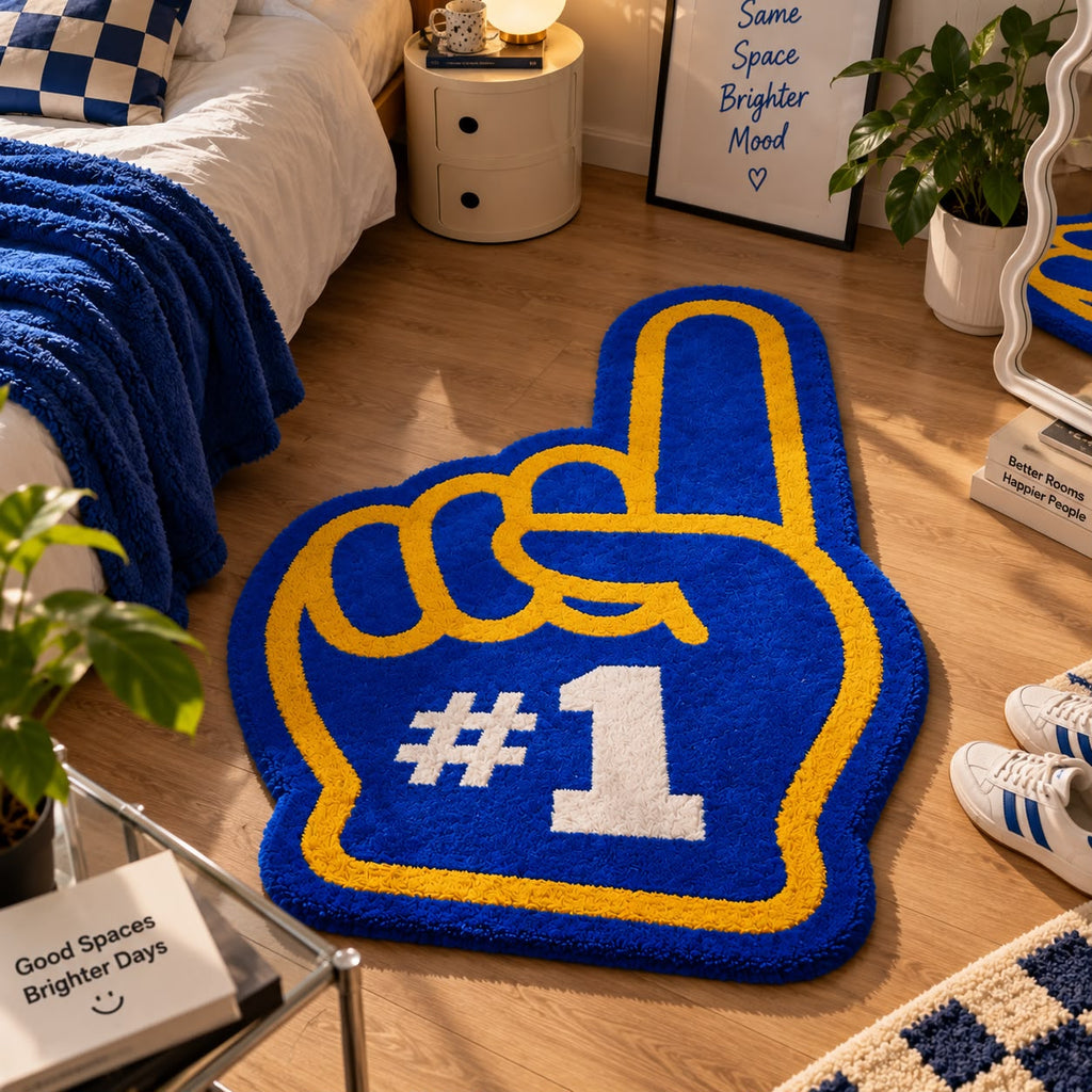 #1 Foam Finger Floor Rug